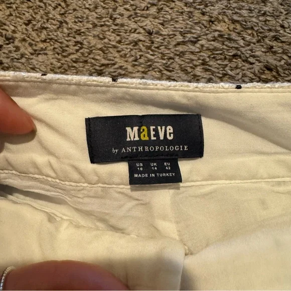 Maeve by Anthropologie White Tweed Shorts size 10 - Picture 7 of 10